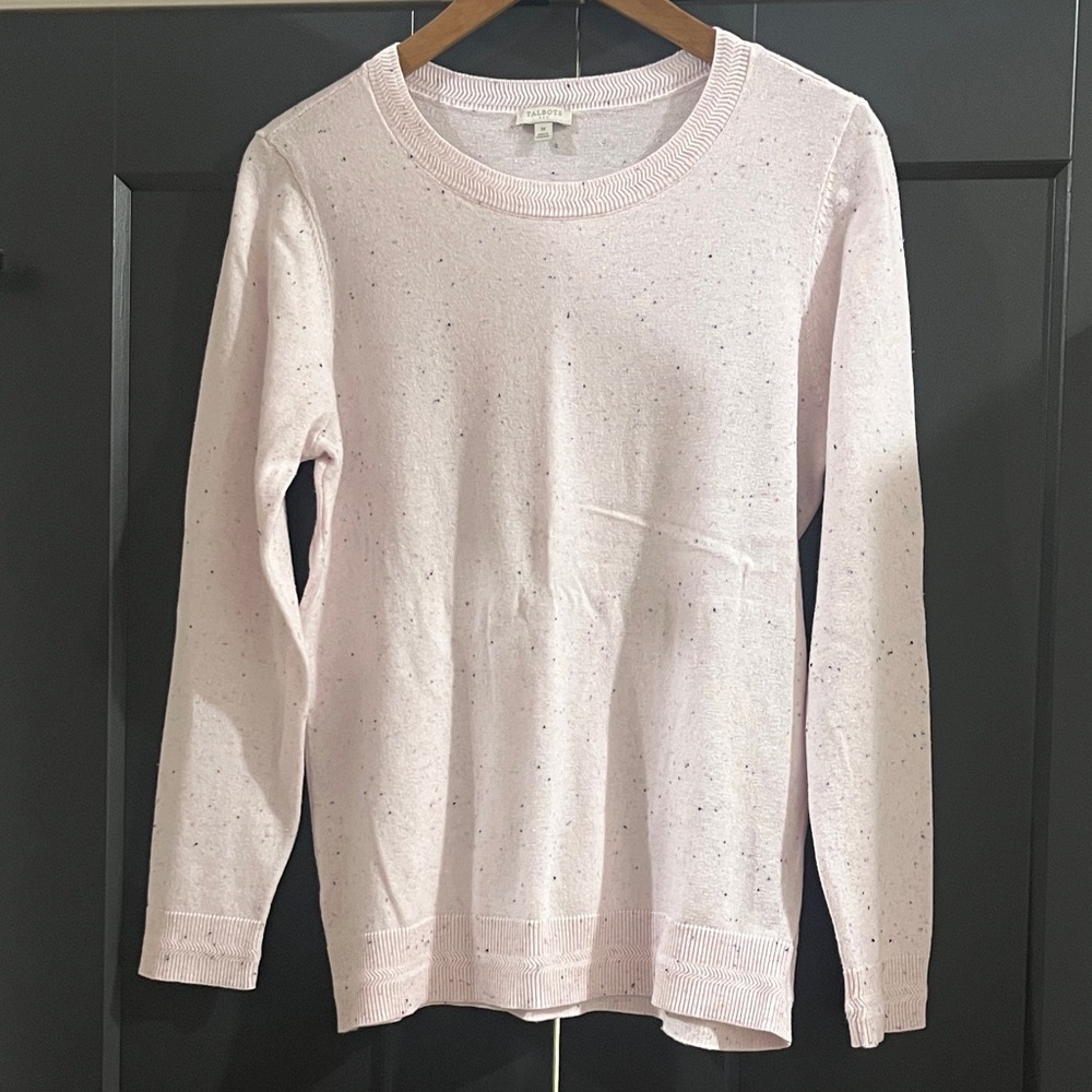 Talbots Light Pink Speckled Sweater